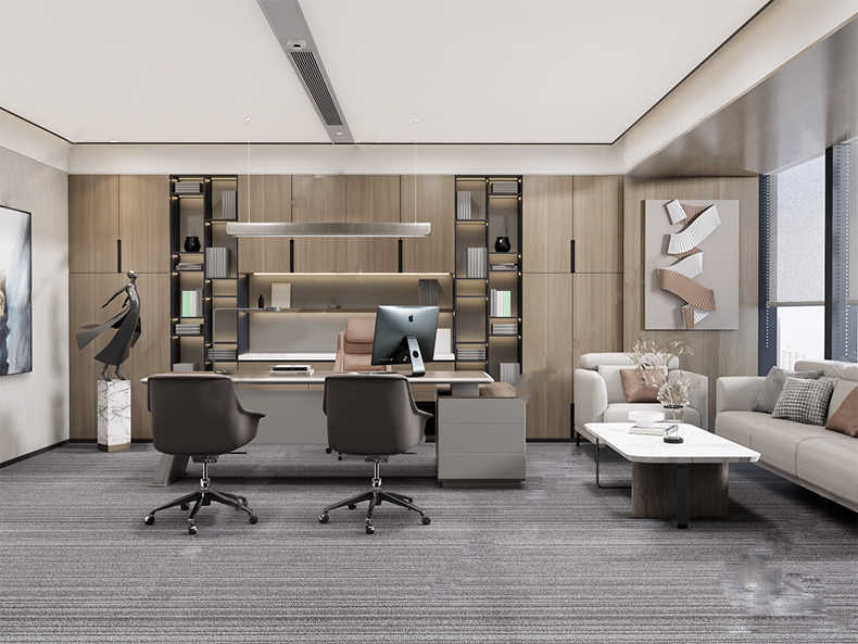 09. S832 – Office interior collection – Sketchup Scene